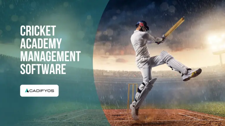 cricket academy management software