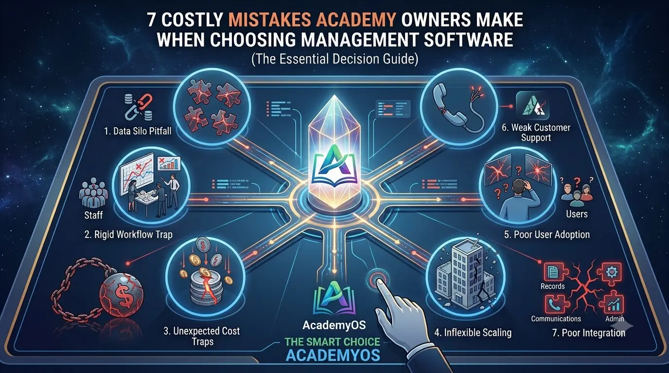 academy management software mistakes