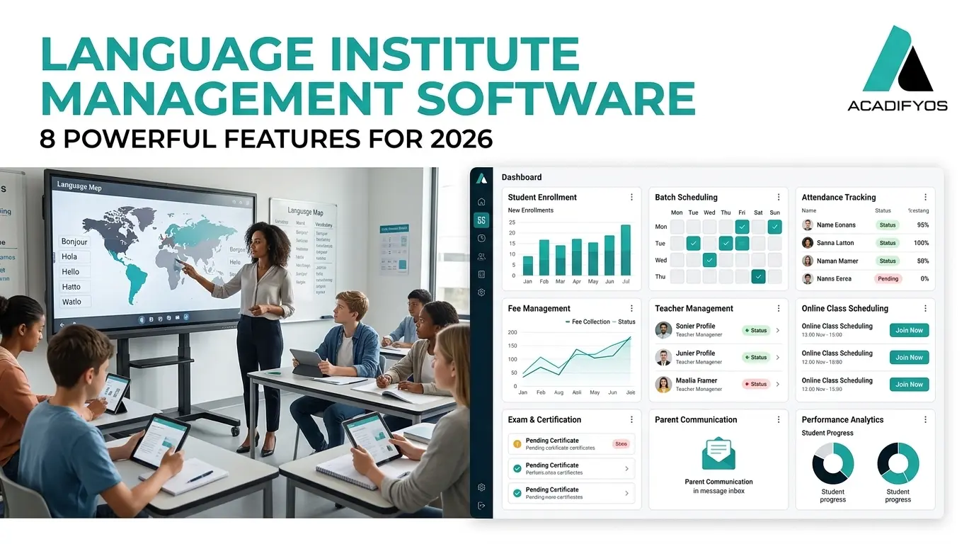 language institute management software