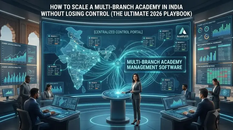 multi-branch academy management software