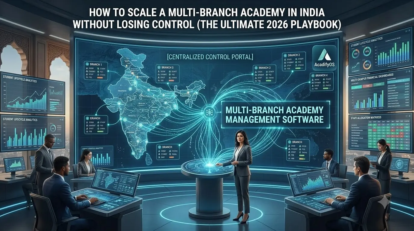 multi-branch academy management software
