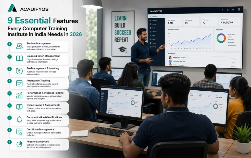 computer training institute software