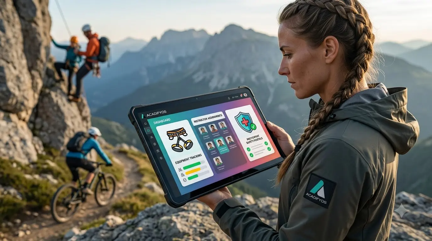 adventure sports academy management software