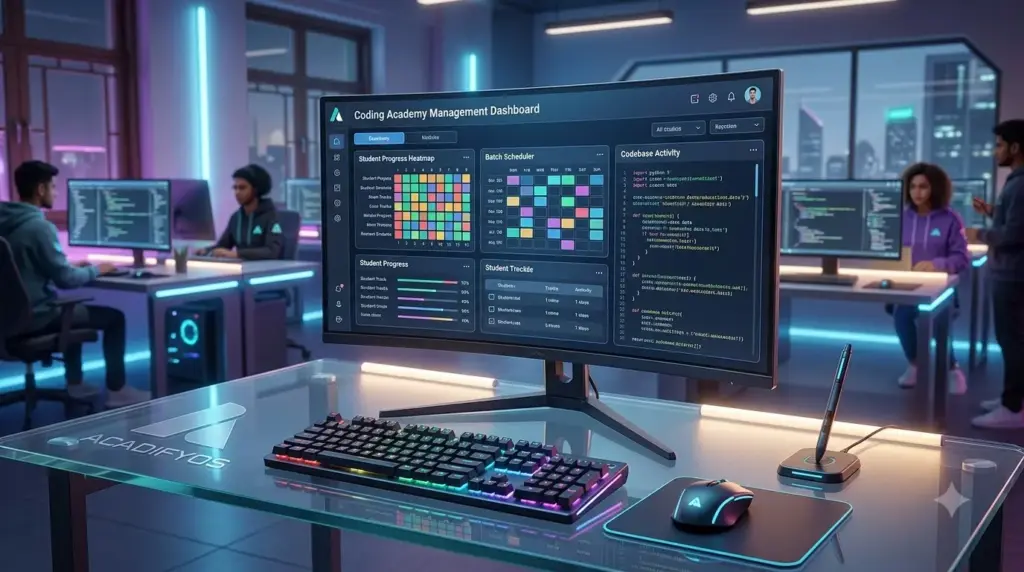 coding academy management software