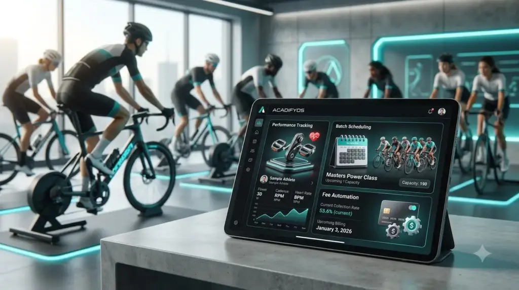 cycling academy management software