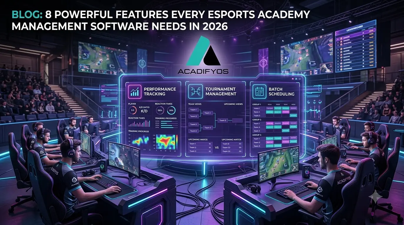 esports academy management software