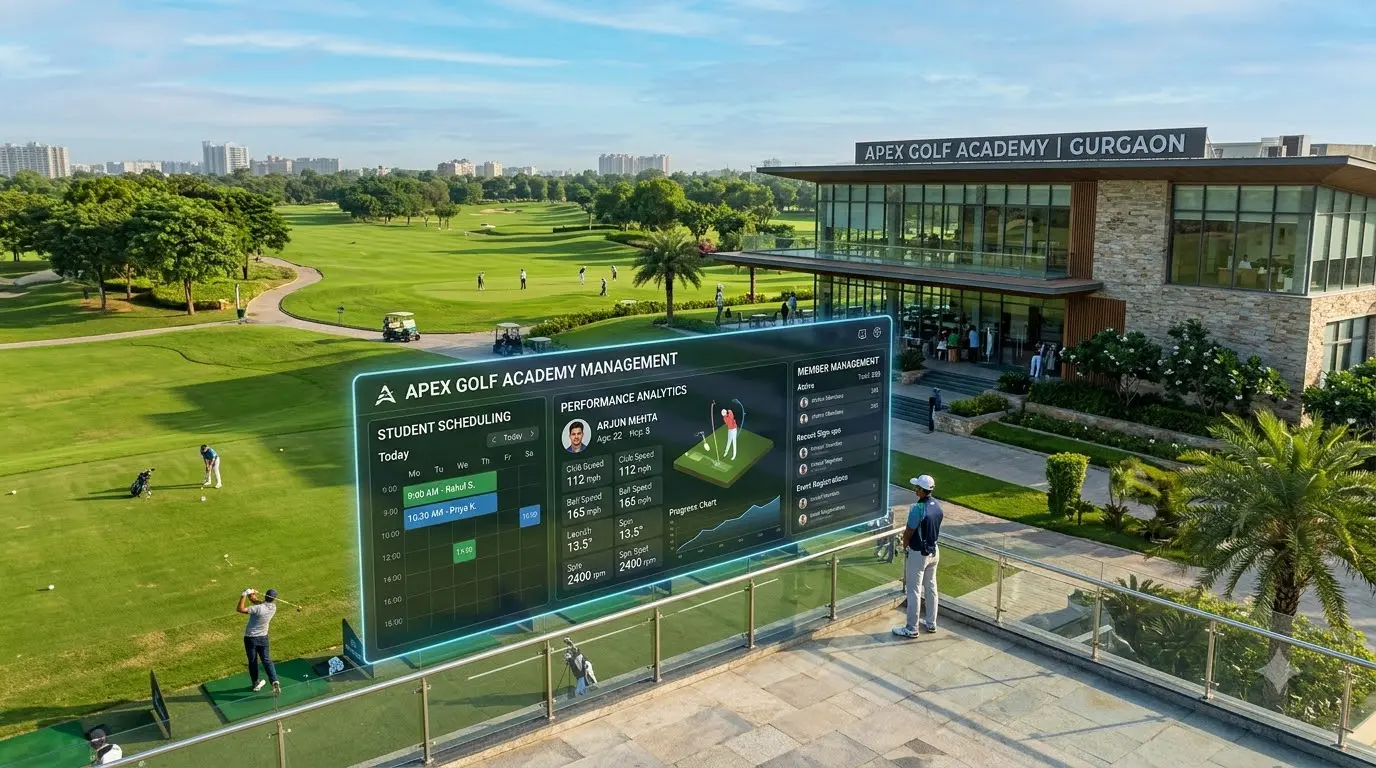 golf academy management software