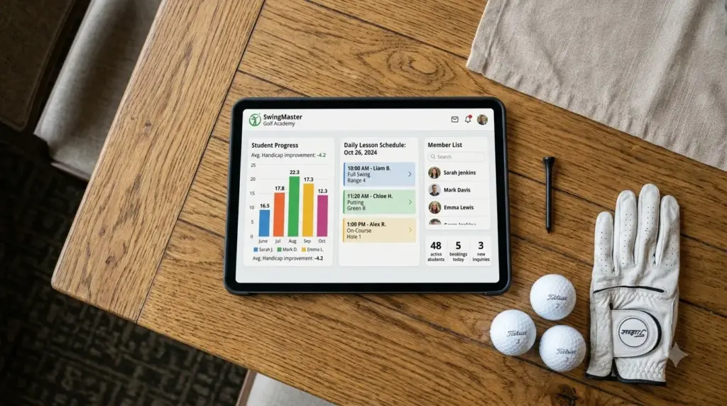 golf academy management software