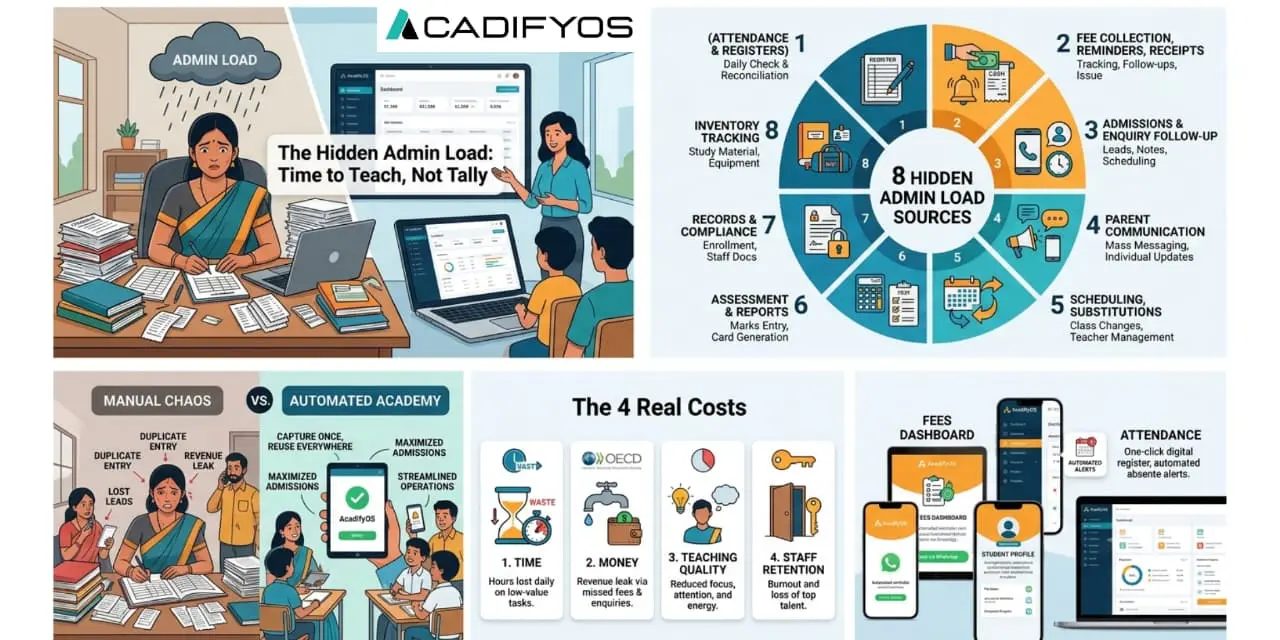 The Hidden Admin Load: The Ultimate Guide to Giving India’s Academy Teachers Their Time Back